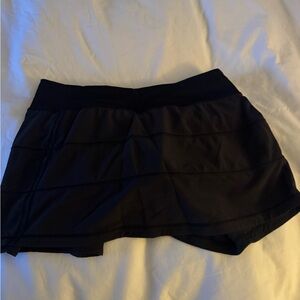 Lululemon Athletica Black Tiered Skirt